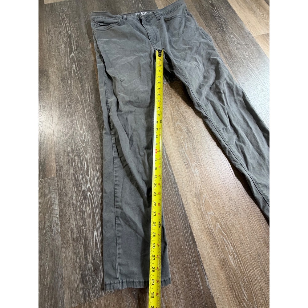 Denizen Levi's 216 Skinny Fit Pants Mens 36x32 Grey Stretch Chino Casual - Picture 5 of 8